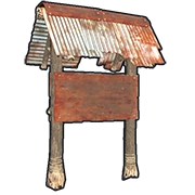 Two Sided Town Sign Post — TotalRust