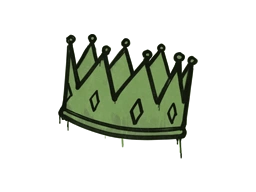 Sealed Graffiti | King Me (Battle Green)