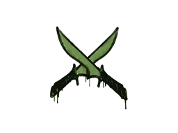 Sealed Graffiti | X-Knives (Battle Green)