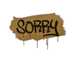 Sealed Graffiti | Sorry (Desert Amber)