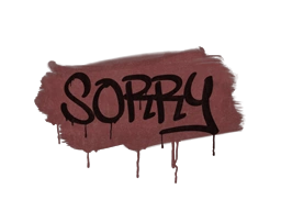 Sealed Graffiti | Sorry