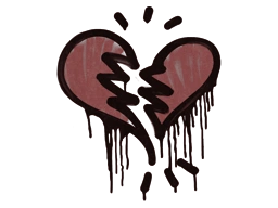 Sealed Graffiti | Broken Heart