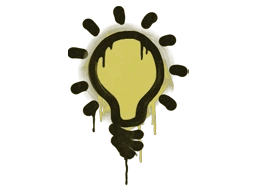 Sealed Graffiti | Lightbulb