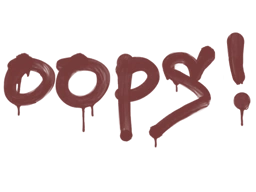 Sealed Graffiti | Oops