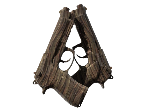 Dual Berettas | Drift Wood (Factory New)