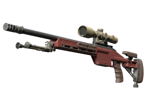 SSG 08 | Red Stone (Factory New)