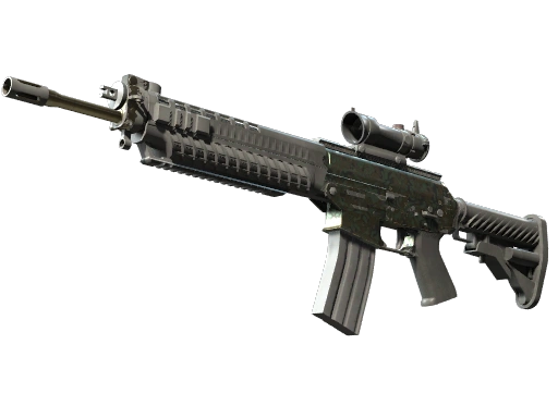 SG 553 | Army Sheen (Field-Tested)