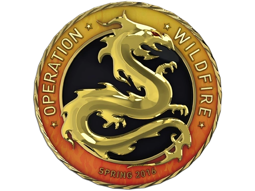 Gold Operation Wildfire Coin